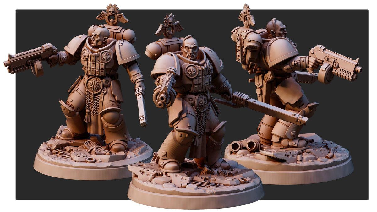 Imperial Nomad – Space Marines Proxy, Wargame Exclusive – 3D printed 16K resin miniature – photo 3 of 6