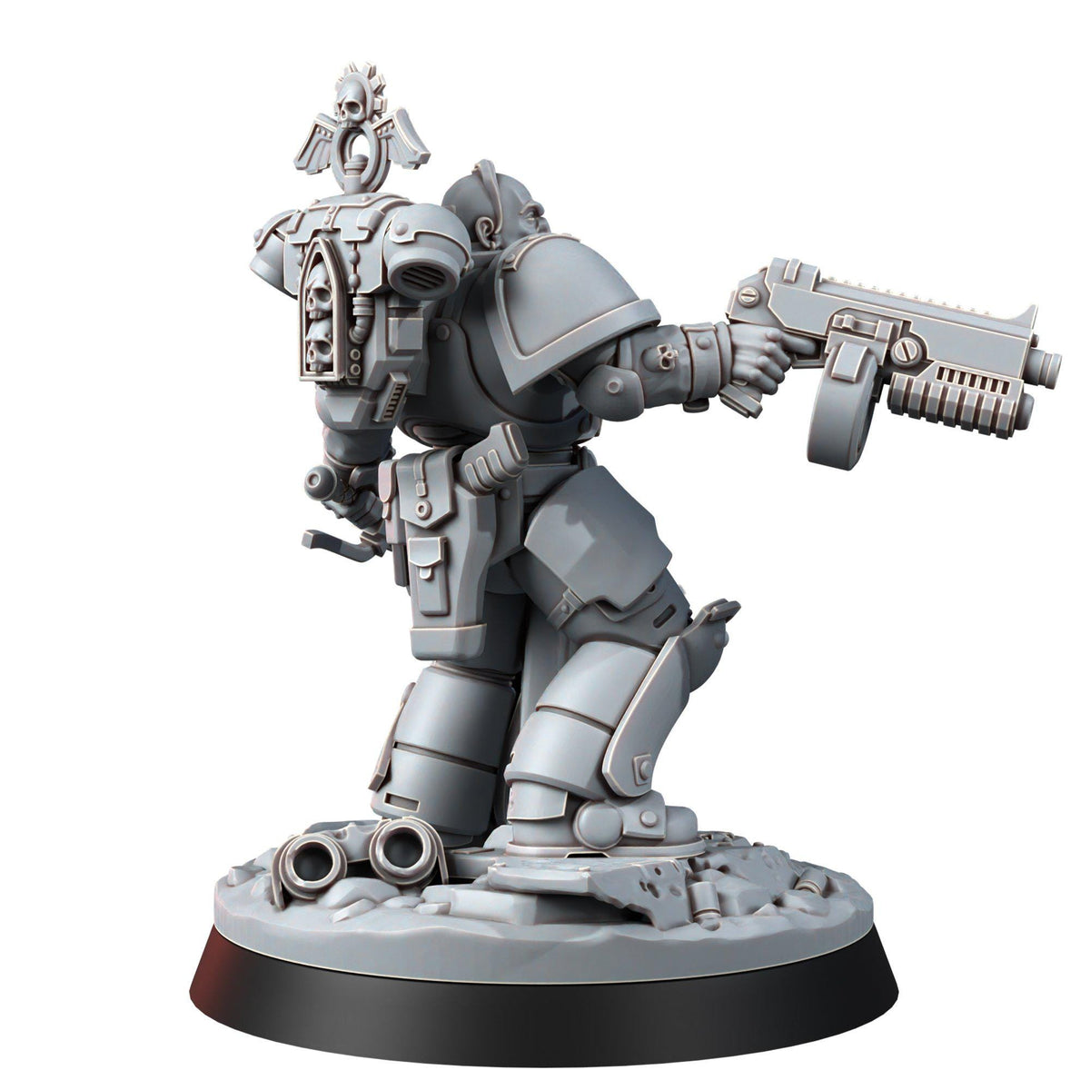 Imperial Nomad – Space Marines Proxy, Wargame Exclusive – 3D printed 16K resin miniature – photo 6 of 6