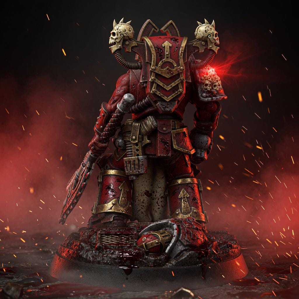 Red Butchers – Space Marines Proxy, Wargame Exclusive – 3D printed 16K resin miniature – photo 2 of 6