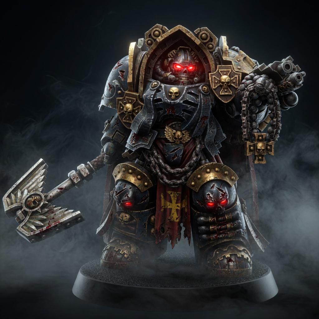 Imperial Exolothreftis Preacher – Space Marines Proxy, Wargame Exclusive – 3D printed 16K resin miniature – main photo