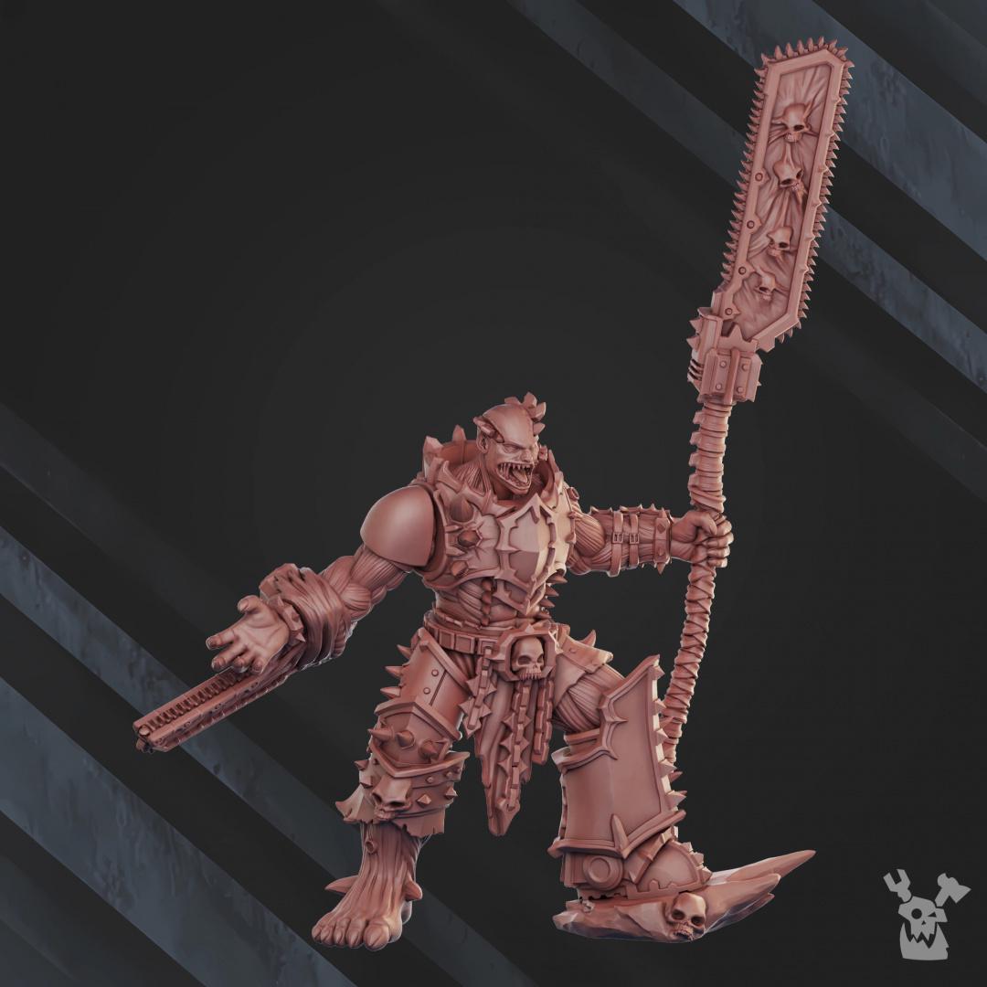 Cursed Bone Shredders Squad – Chaos Proxy, DakkaDakka – 3D printed 16K resin miniature – photo 13 of 15