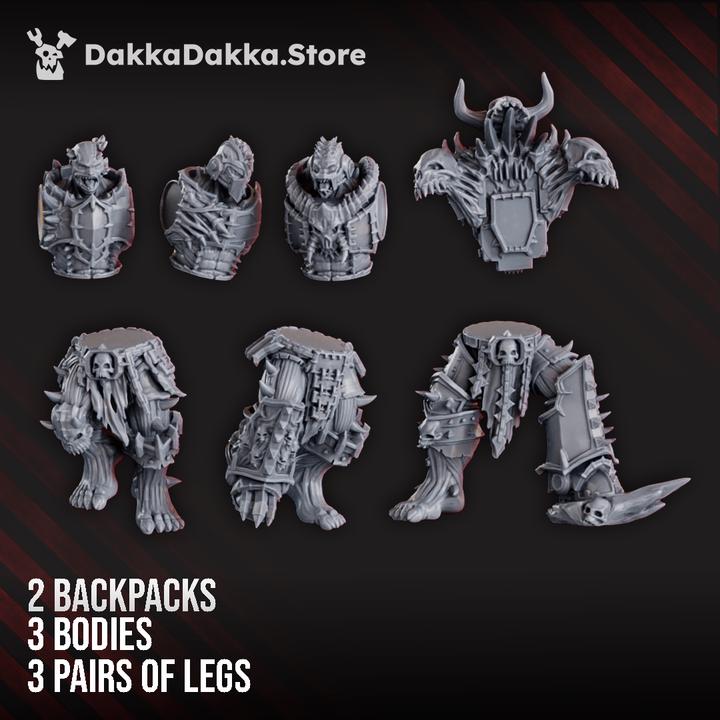 Cursed Bone Shredders Squad – Chaos Proxy, DakkaDakka – 3D printed 16K resin miniature – photo 7 of 15