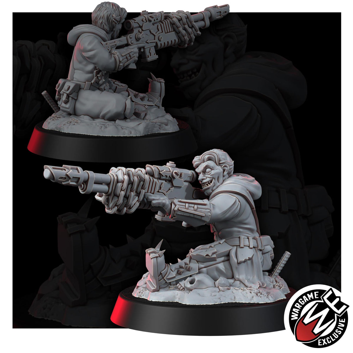 Chaos Renegades Meat Stand Sniper – Chaos Proxy, Wargame Exclusive – 3D printed 16K resin miniature – photo 6 of 8