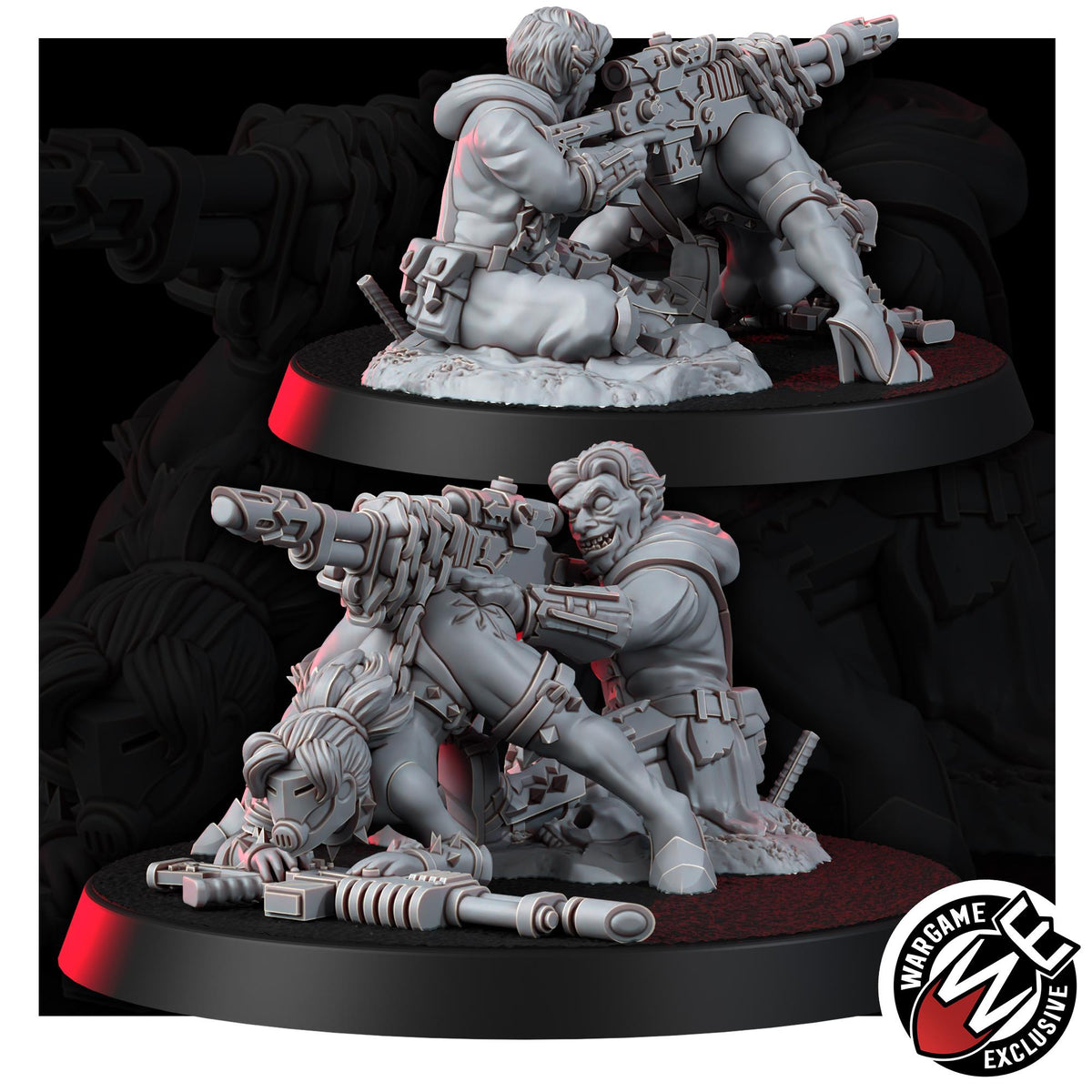Chaos Renegades Meat Stand Sniper – Chaos Proxy, Wargame Exclusive – 3D printed 16K resin miniature – photo 5 of 8