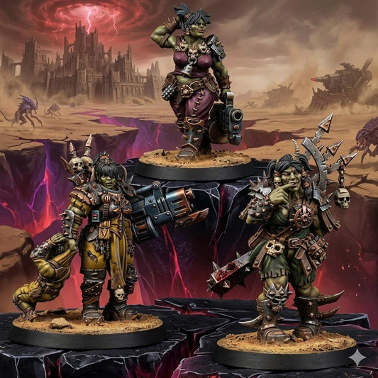 Chaos Renegades Of Pain Momma Ogruns – Chaos Proxy, Wargame Exclusive – 3D printed 16K resin miniature – main photo