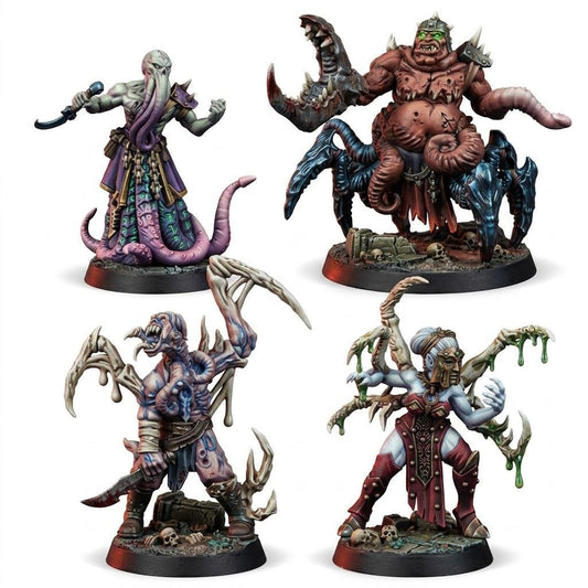 Chaos Renegades Of Pain Mutant Cultists – Chaos Proxy, Wargame Exclusive – 3D printed 16K resin miniature – main photo