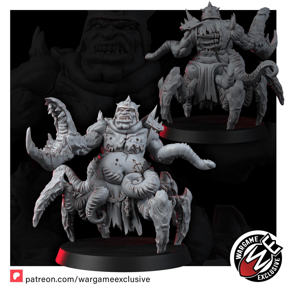 Chaos Renegades Of Pain Mutant Cultists – Chaos Proxy, Wargame Exclusive – 3D printed 16K resin miniature – photo 11 of 19