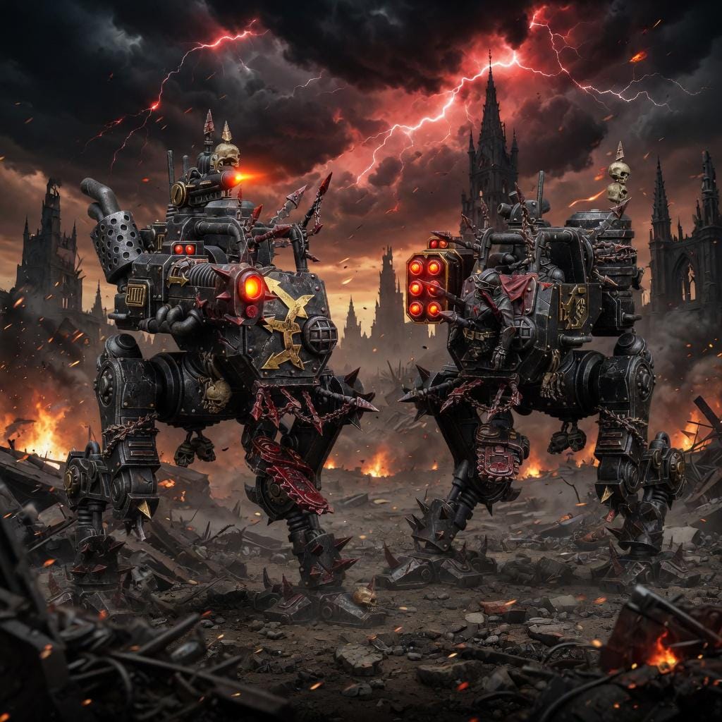 Chaos Renegades Of Pain Warden – Chaos Proxy, Wargame Exclusive – 3D printed 16K resin miniature – main photo