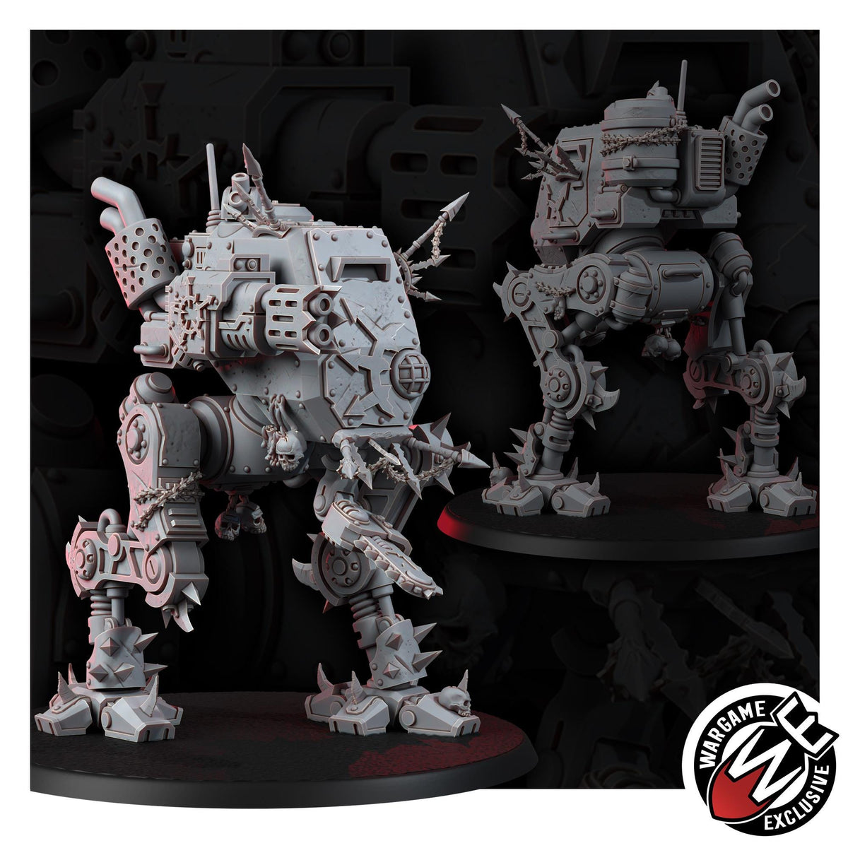 Chaos Renegades Of Pain Warden – Chaos Proxy, Wargame Exclusive – 3D printed 16K resin miniature – photo 6 of 8