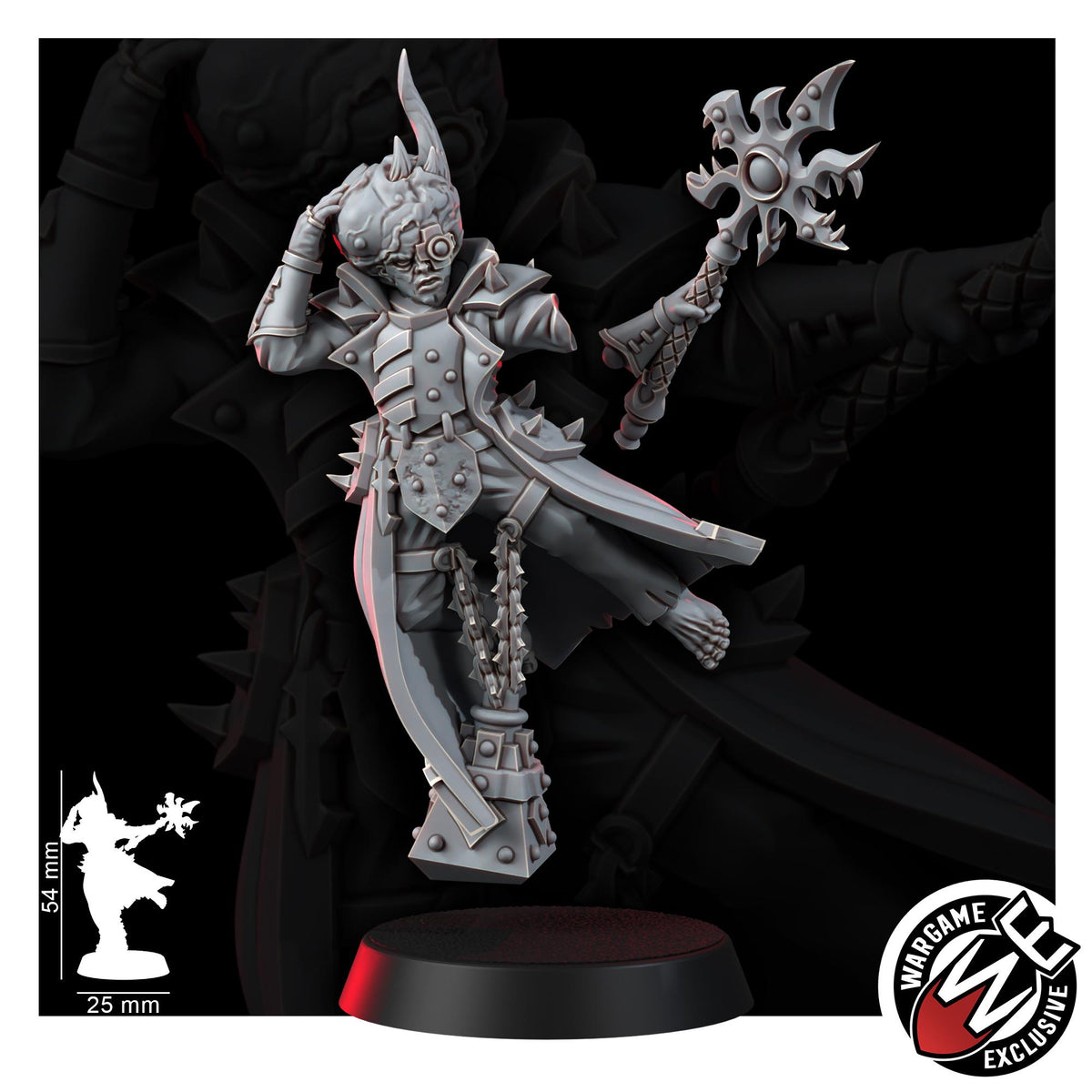 Chaos Renegades Of Pain Warped Psions – Chaos Proxy, Wargame Exclusive – 3D printed 16K resin miniature – photo 11 of 11