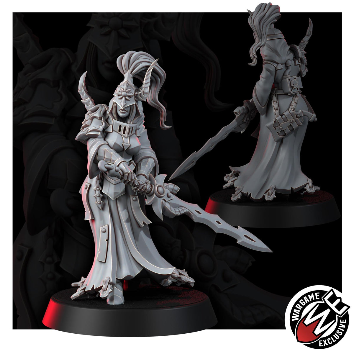Chaos Renegades Of Pain Witch Coven – Chaos Proxy, Wargame Exclusive – 3D printed 16K resin miniature – photo 17 of 20