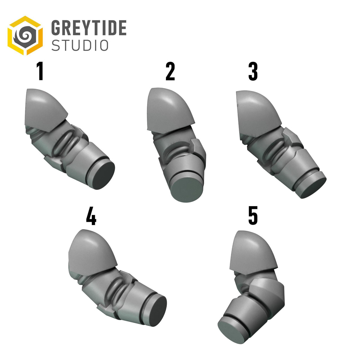 Crimson Lords Arms – Blood Angels Compatible Bits, GreyTide Studio – 3D printed 16K resin bits – photo 2 of 2