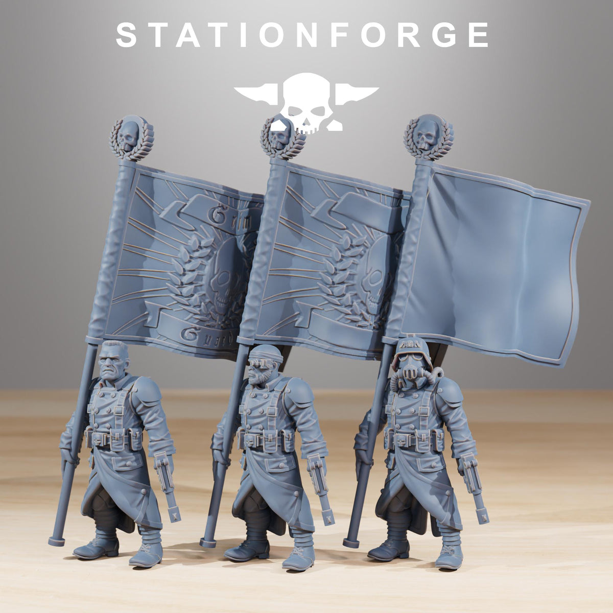 Grimguard Combatants – Astra Militarum Proxy