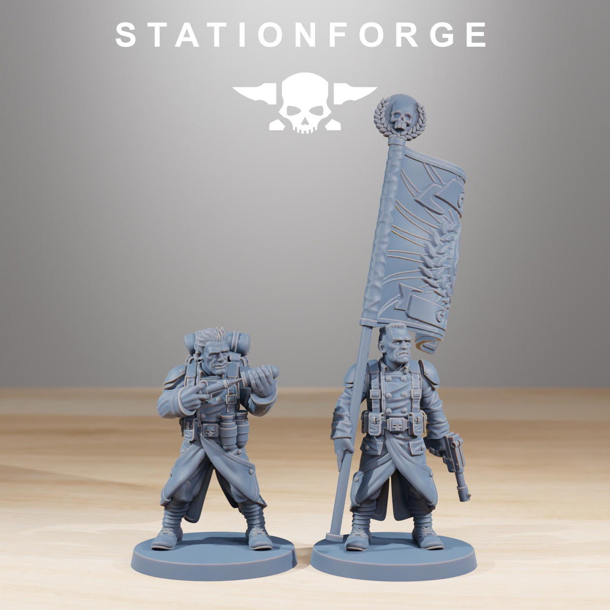 Grimguard Combatants – Astra Militarum Proxy