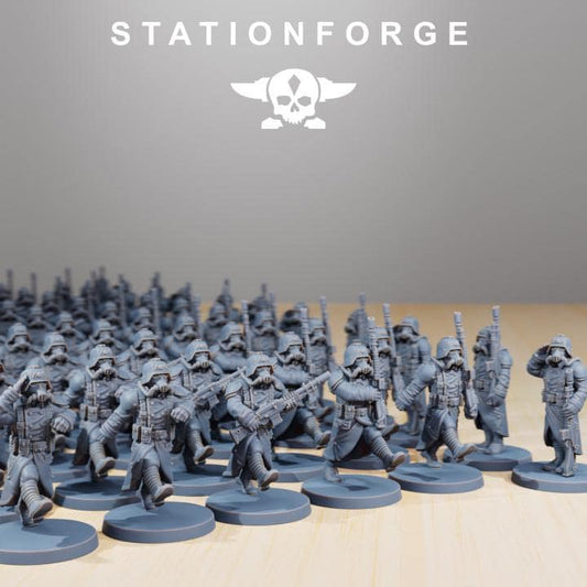 Grimguard Marching Pose – Astra Militarum Proxy