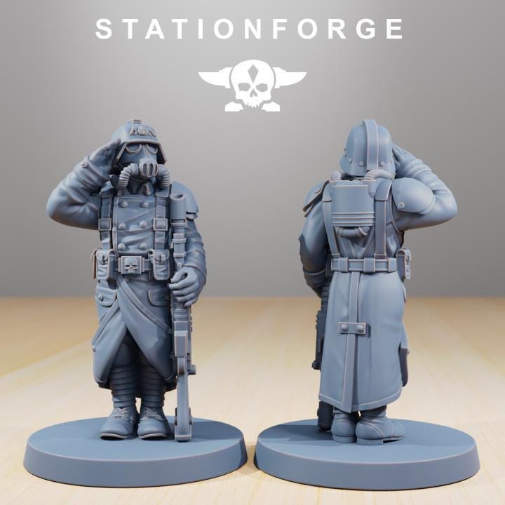 Grimguard Marching Pose – Astra Militarum Proxy
