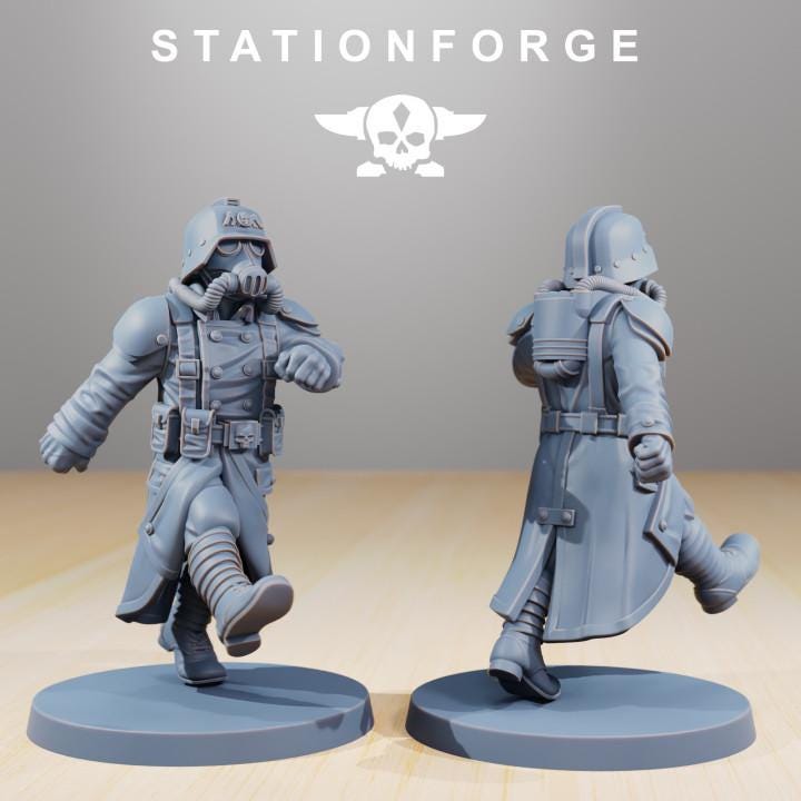 Grimguard Marching Pose – Astra Militarum Proxy
