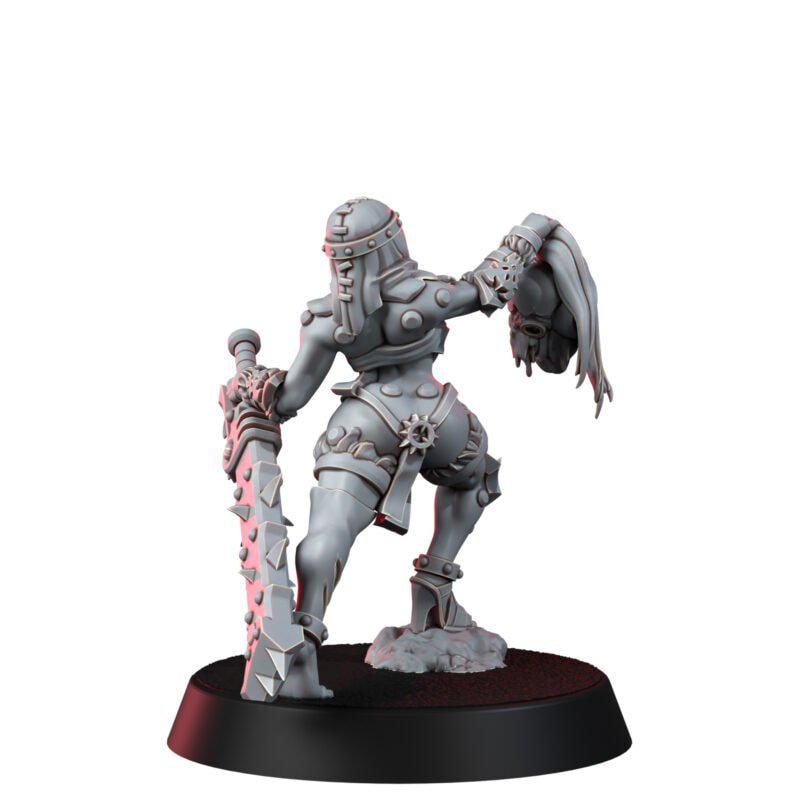 Sisters In Heresy Repentium Squad T2 – Adepta Sororitas Proxy, Wargame Exclusive – 16K resin miniature – photo 4 of 10