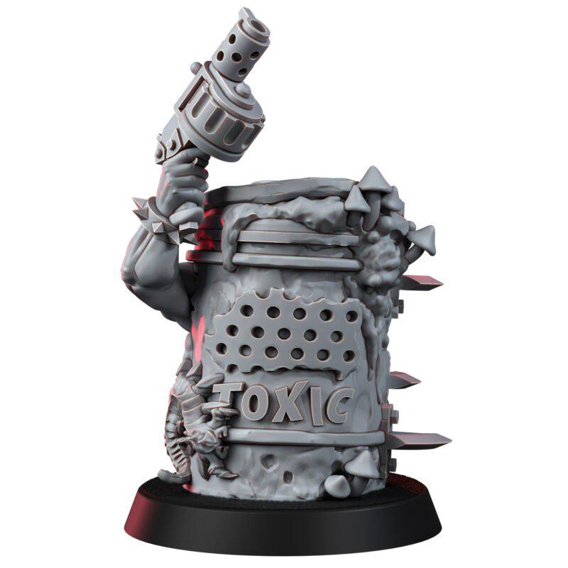 Ork Barrel Boys – Ork Proxy, Wargame Exclusive – 3D printed 16K resin miniature – photo 4 of 10