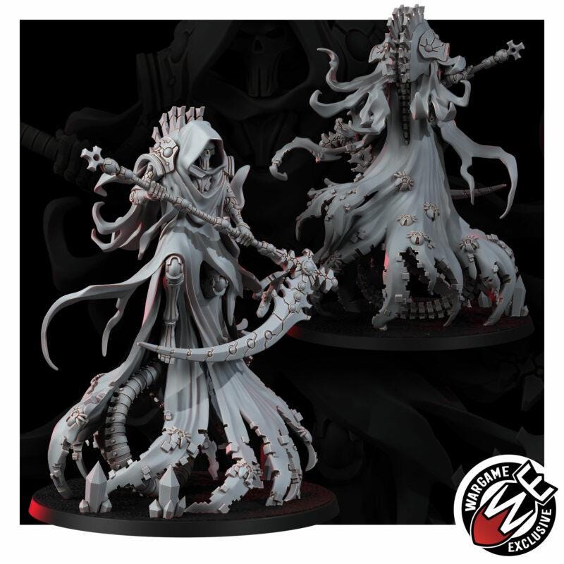 Necrocyborg Void Harvester – Necrons Proxy, Wargame Exclusive – 3D printed 16K resin miniature – photo 5 of 7