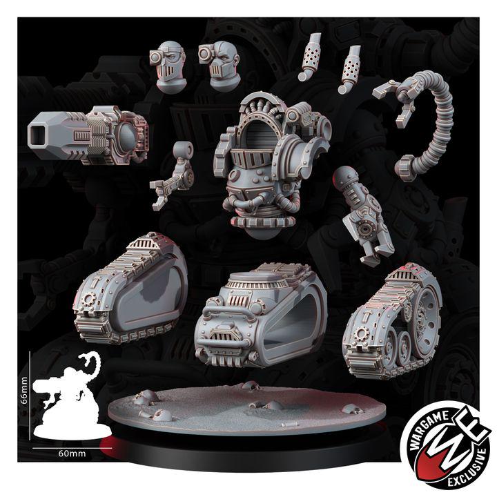Mechanic Adept Crawl Breakers – Adeptus Mechanicus Proxy, Wargame Exclusive – 3D printed 16K resin miniature – photo 5 of 9