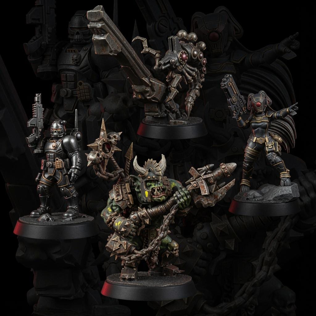 Wargame Exclusive June Bounty – Chaos Proxy, Wargame Exclusive – 3D printed 16K resin miniature – main photo