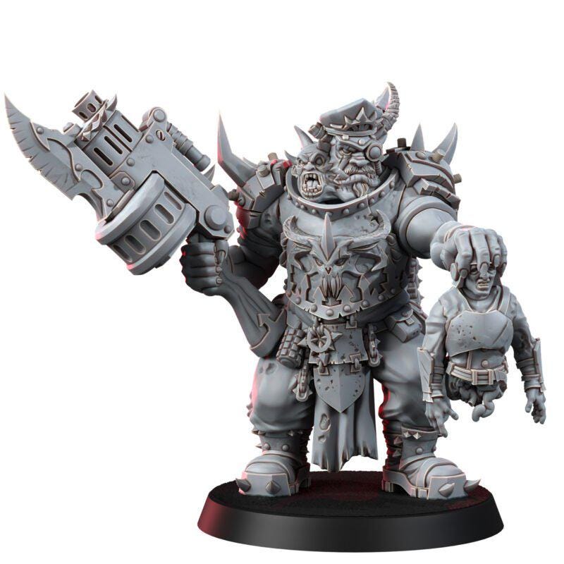 Chaos Renegades Of Pain Ogrun Execution General – Chaos Proxy, Wargame Exclusive – 16K resin miniature – photo 5 of 5
