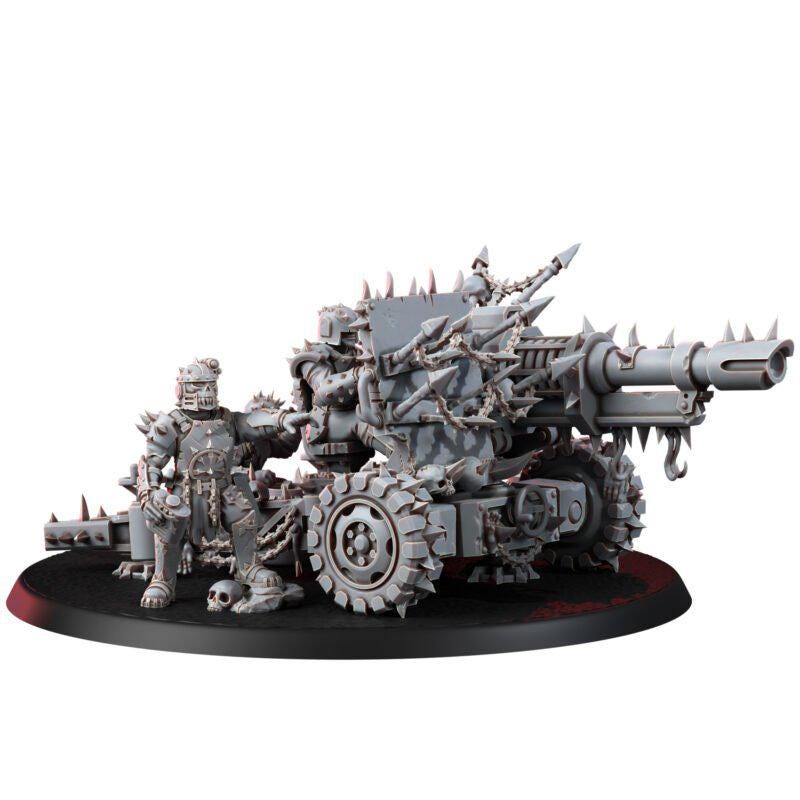 Chaos Renegades Of Pain Agony Guns – Chaos Proxy, Wargame Exclusive – 3D printed 16K resin miniature – photo 9 of 10