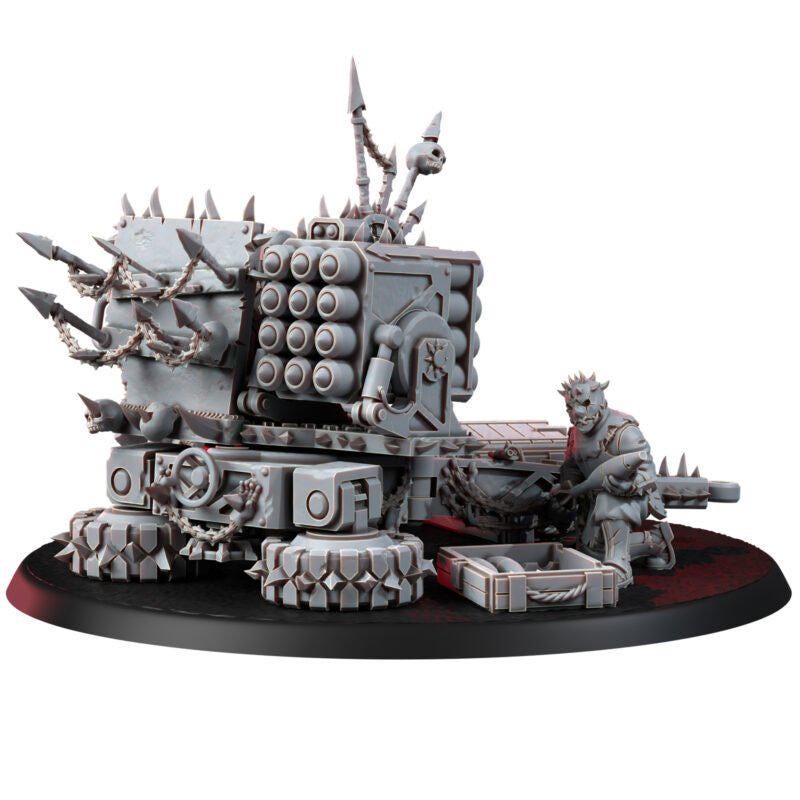 Chaos Renegades Of Pain Agony Guns – Chaos Proxy, Wargame Exclusive – 3D printed 16K resin miniature – photo 8 of 10