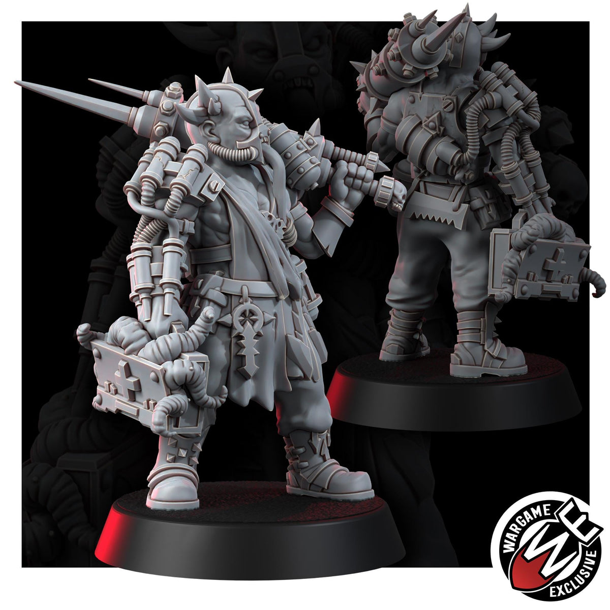 Chaos Renegades Of Pain Killers Team – Chaos Proxy, Wargame Exclusive – 3D printed 16K resin miniature – photo 6 of 10
