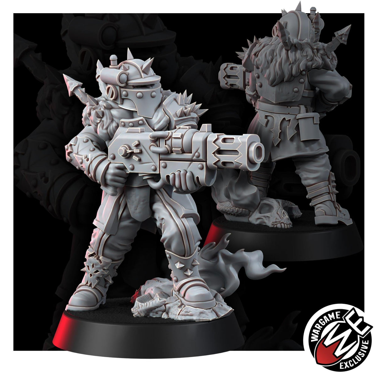 Chaos Renegades Of Pain Killers Team – Chaos Proxy, Wargame Exclusive – 3D printed 16K resin miniature – photo 5 of 10