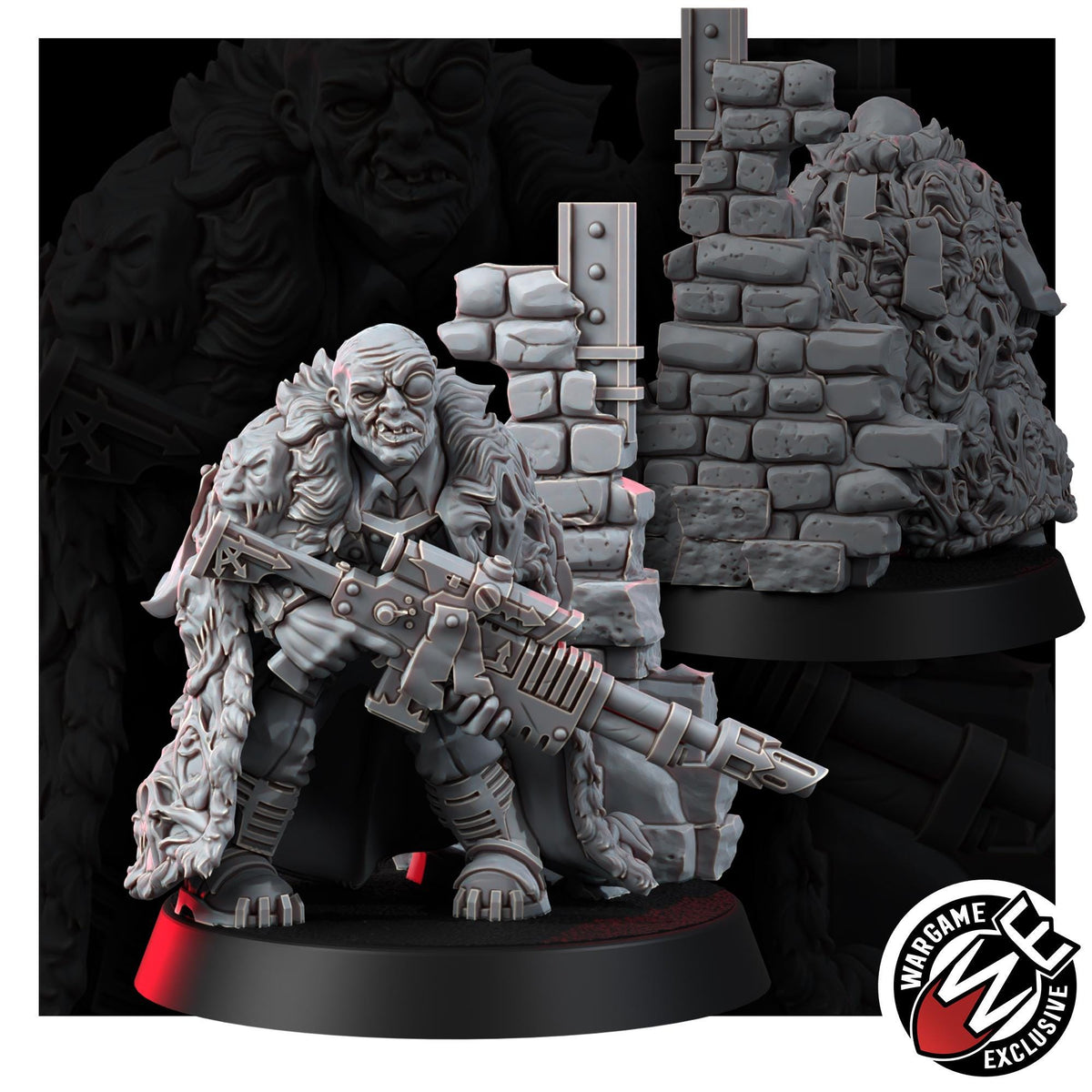 Chaos Renegades Of Pain Killers Team – Chaos Proxy, Wargame Exclusive – 3D printed 16K resin miniature – photo 4 of 10