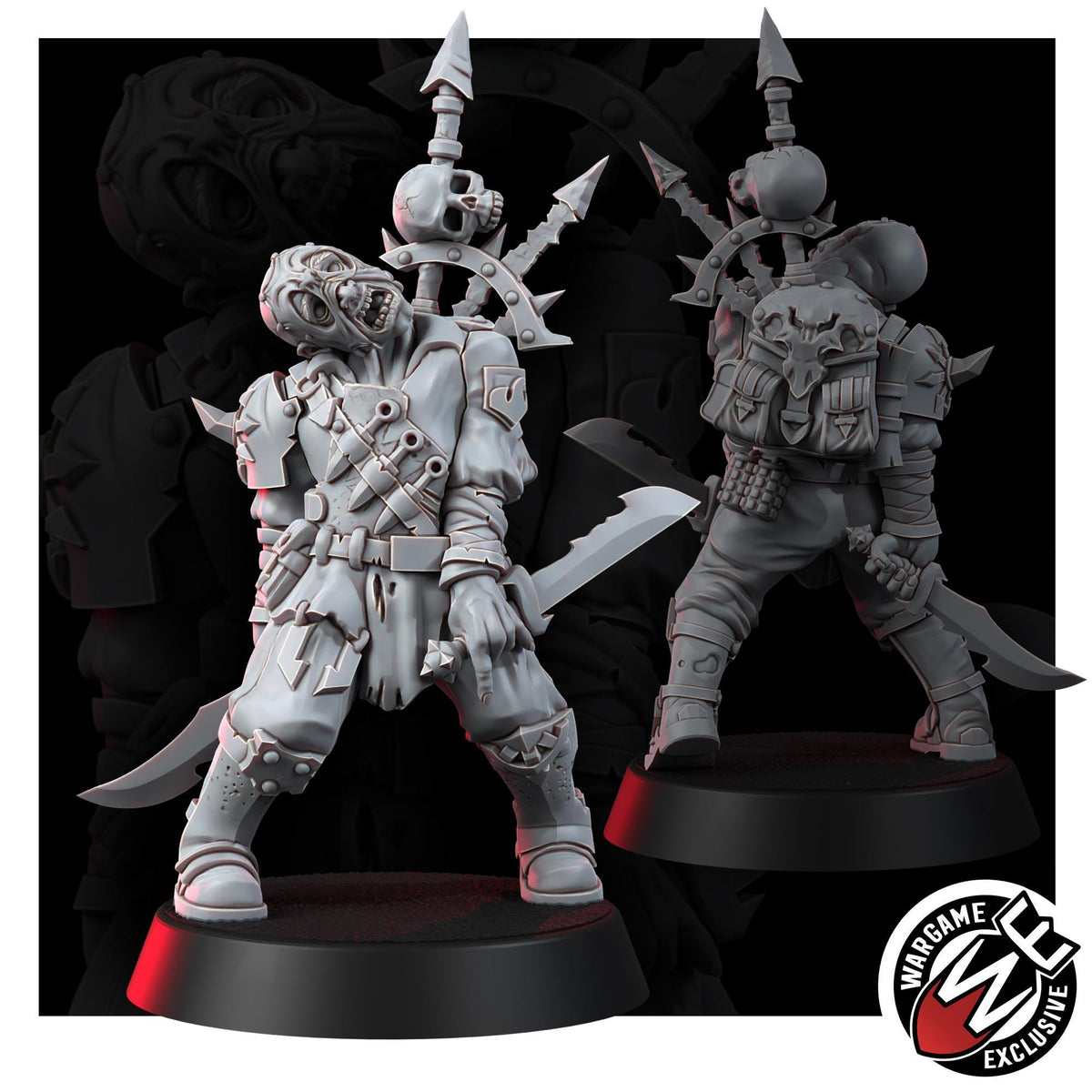 Chaos Renegades Of Pain Killer Team – Chaos Proxy, Wargame Exclusive – 3D printed 16K resin miniature – photo 10 of 10