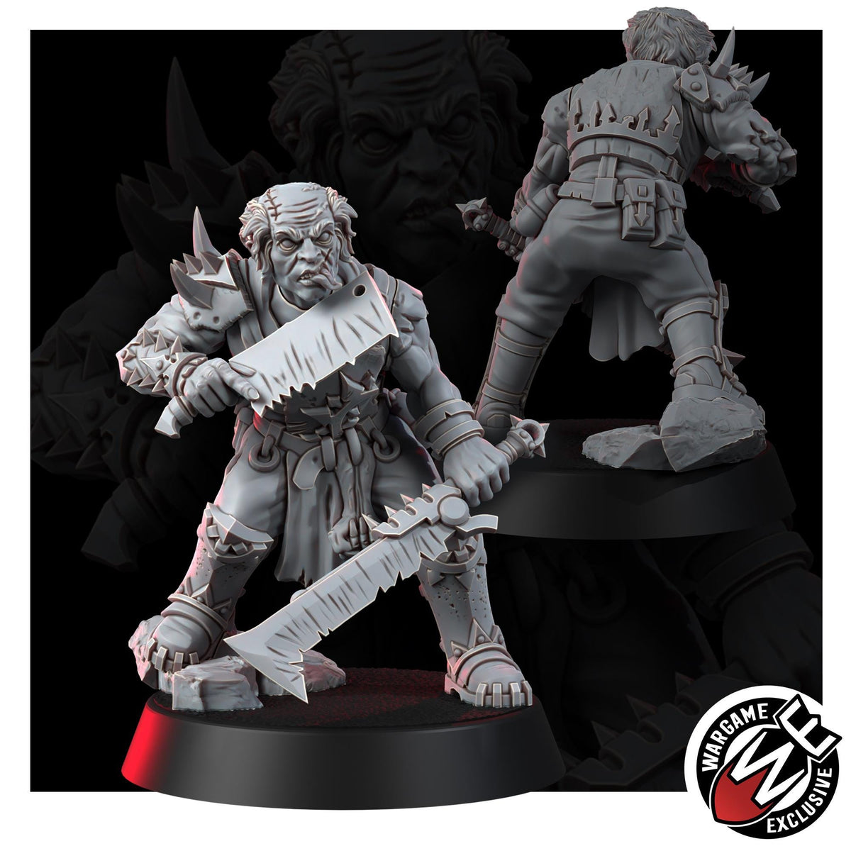 Chaos Renegades Of Pain Killer Team – Chaos Proxy, Wargame Exclusive – 3D printed 16K resin miniature – photo 5 of 10