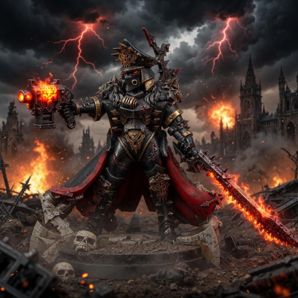 Chaos Renegades – Chaos Proxy, Wargame Exclusive – 3D printed 16K resin miniature – main photo
