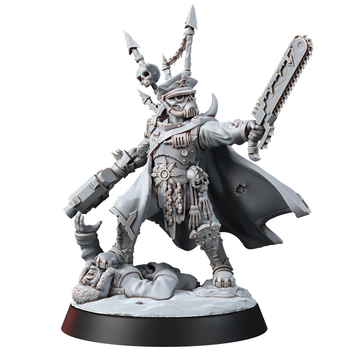 Chaos Renegades Of Pain General – Chaos Proxy, Wargame Exclusive – 3D printed 16K resin miniature – photo 8 of 10
