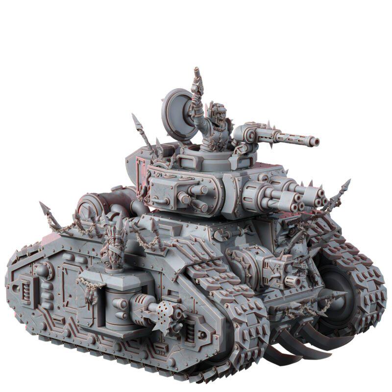 Chaos Degrader Battle Tank – Chaos Proxy, Wargame Exclusive – 3D printed 16K resin miniature – photo 8 of 10