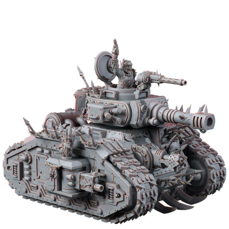 Chaos Degrader Battle Tank – Chaos Proxy, Wargame Exclusive – 3D printed 16K resin miniature – photo 5 of 10