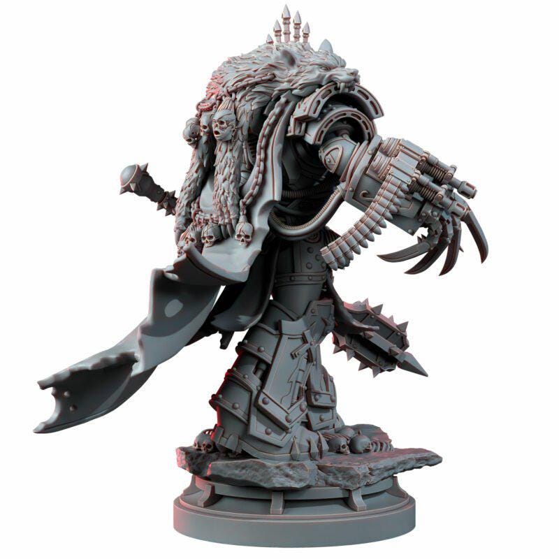 Chaos Prime The Master Of Heresy – Warhammer 40k Compatible Miniature, Station Forge – 16K resin miniature – photo 5 of 7
