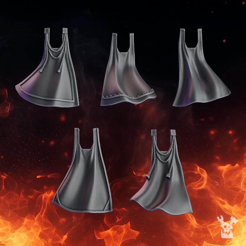 Pactum Aeternum Capes – Black Templars Compatible Bits, DakkaDakka – 3D printed 16K resin bits – photo 2 of 2