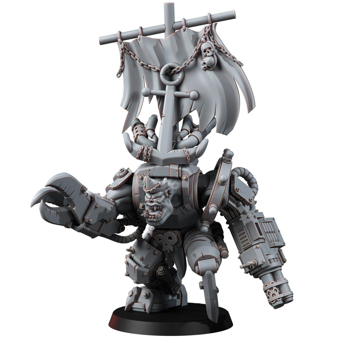 Ork Mega Armoured Bulorks – Ork Proxy, Wargame Exclusive – 3D printed 16K resin miniature – photo 12 of 12