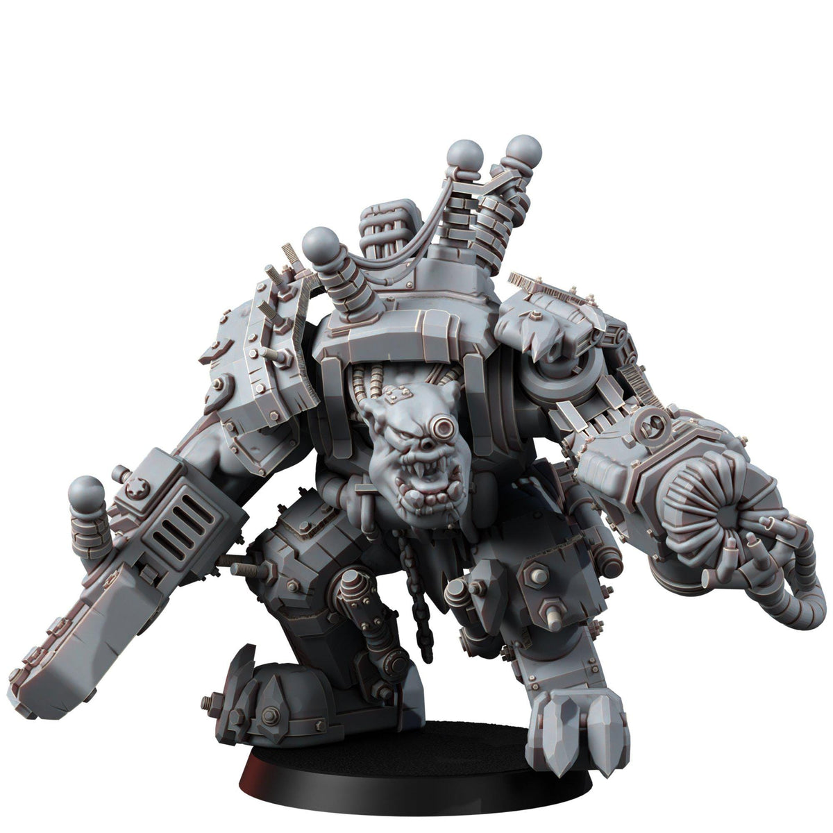 Ork Mega Armoured Bulorks – Ork Proxy, Wargame Exclusive – 3D printed 16K resin miniature – photo 10 of 12