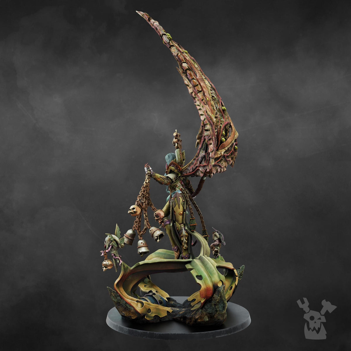 Morticia The Morbid Queen – Warhammer 40k Compatible Miniature, DakkaDakka – 3D printed 16K resin miniature – photo 5 of 10
