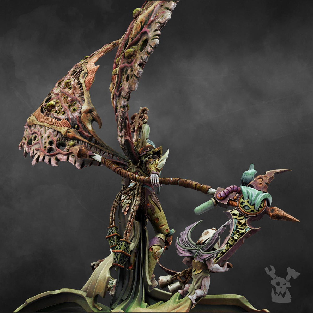 Morticia The Morbid Queen – Warhammer 40k Compatible Miniature, DakkaDakka – 3D printed 16K resin miniature – photo 3 of 10