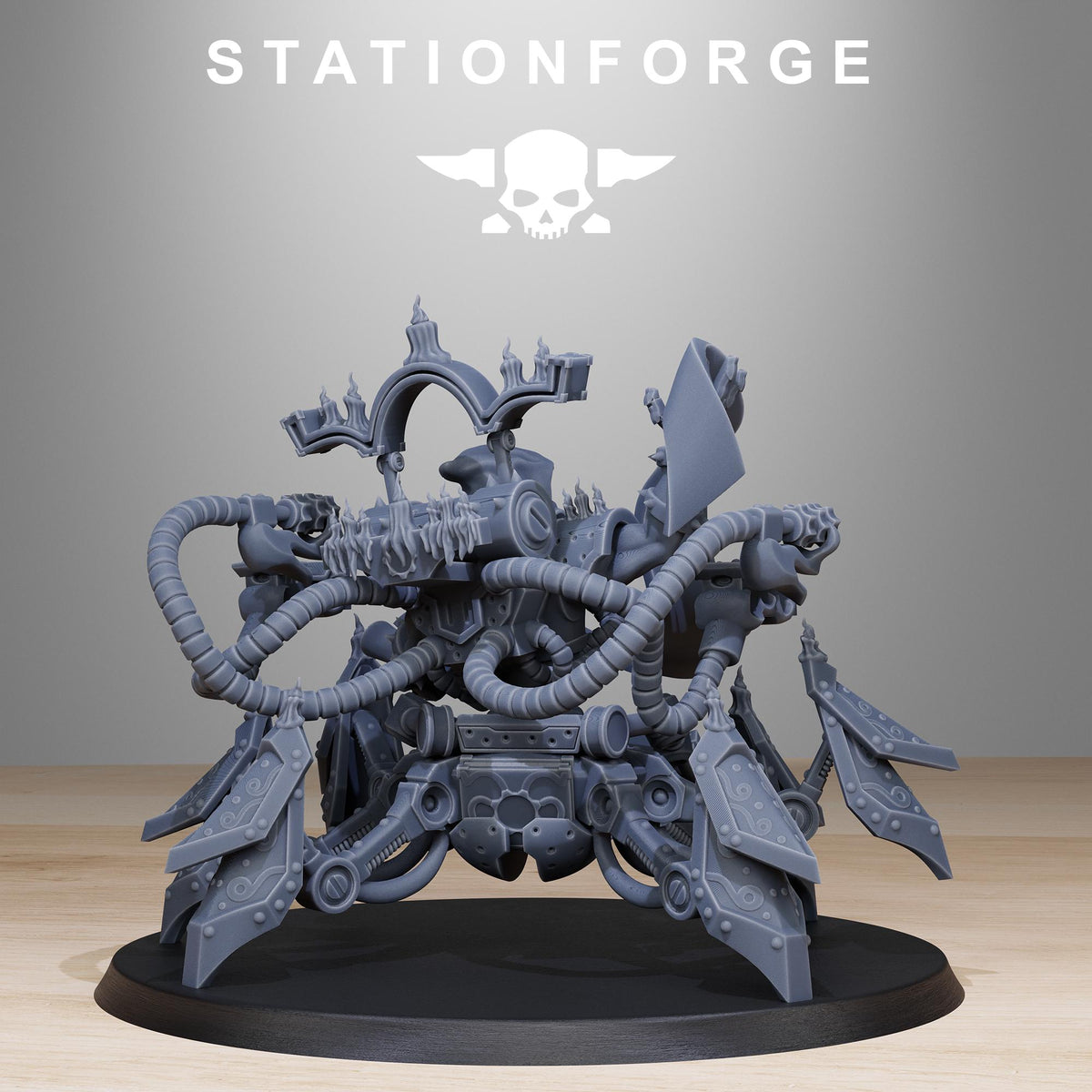 Scavenger Loremaster – Adeptus Mechanicus Proxy, Station Forge – 3D printed 16K resin miniature – photo 3 of 5