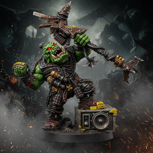 Ork Till Gorkkrakka – Ork Proxy, Wargame Exclusive – 3D printed 16K resin miniature – main photo