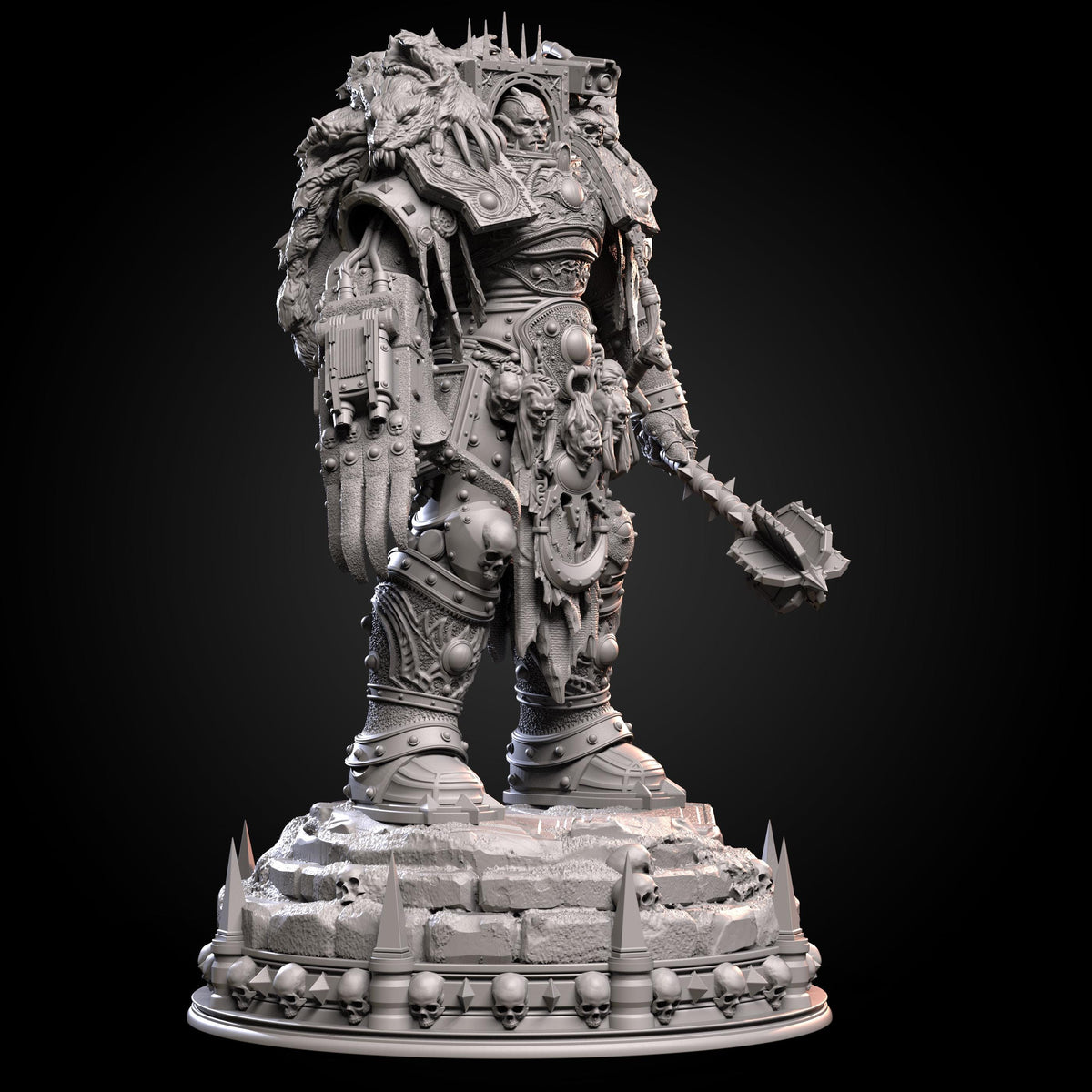 Chaos Prime Malleus Iscariot – Chaos Proxy, Wargame Exclusive – 3D printed 16K resin miniature – photo 5 of 10