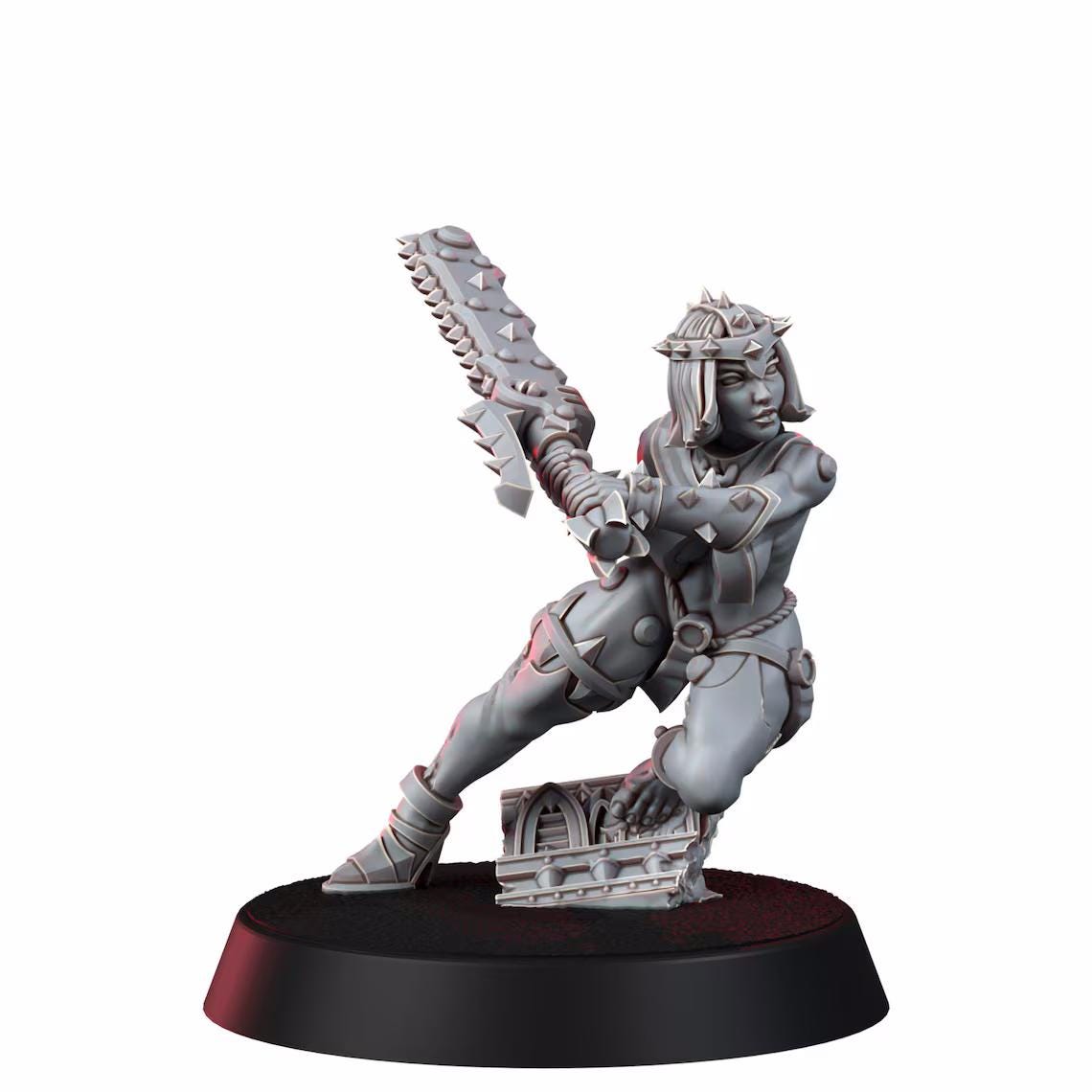 Sisters In Heresy Repentium Squad – Adepta Sororitas Proxy, Wargame Exclusive – 16K resin miniature – photo 9 of 10