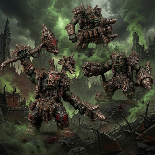 Ork Disel Krakkas – Ork Proxy, Wargame Exclusive – 3D printed 16K resin miniature – main photo