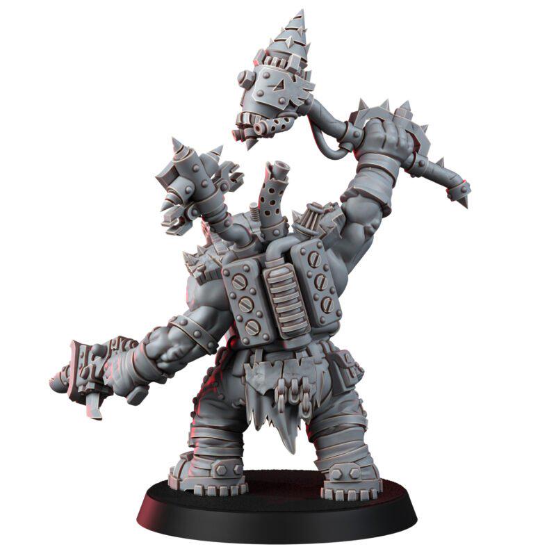 Ork Disel Krakkas – Ork Proxy, Wargame Exclusive – 3D printed 16K resin miniature – photo 3 of 10